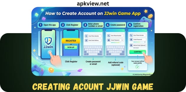 Creating account on game