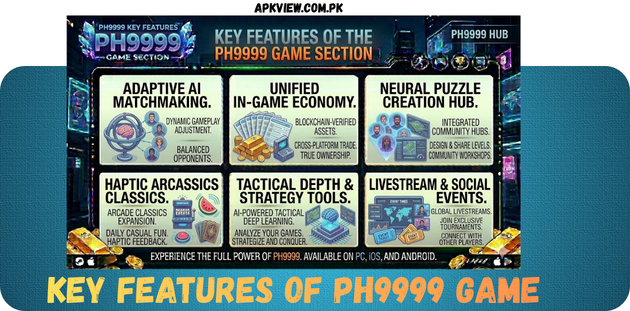 PH9999 Game Key Features in Pakistan 2026