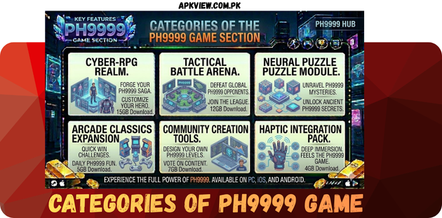 PH9999 Game Categories in Pakistan 2026