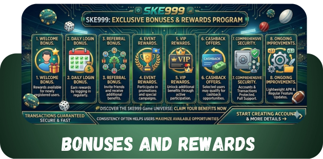 Bonus and rewards on game