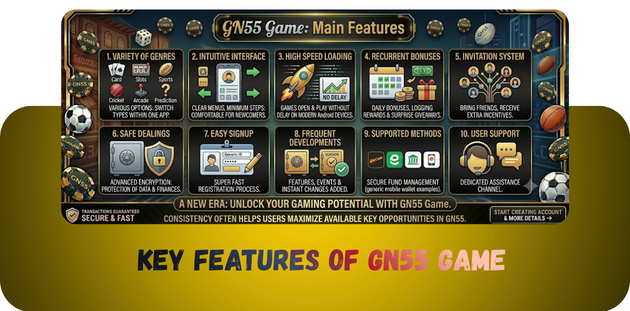 KEY FEATURE OF GAME