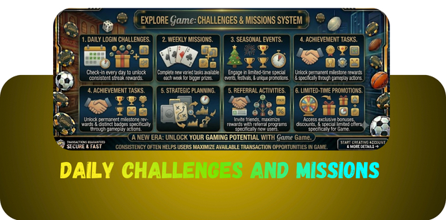 daily challenges on game