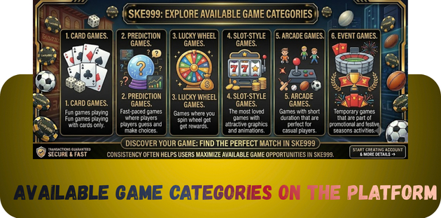 game categories in Pk2026 game
