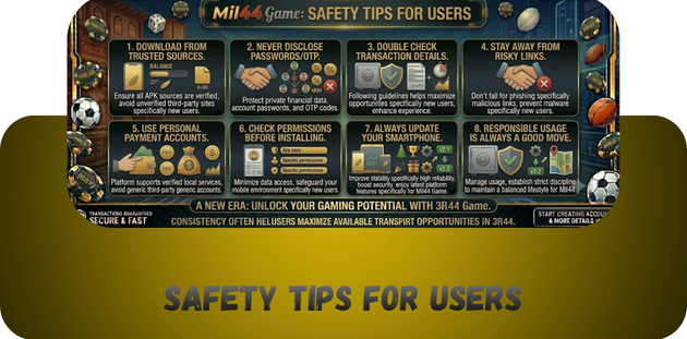 safety tips for the users